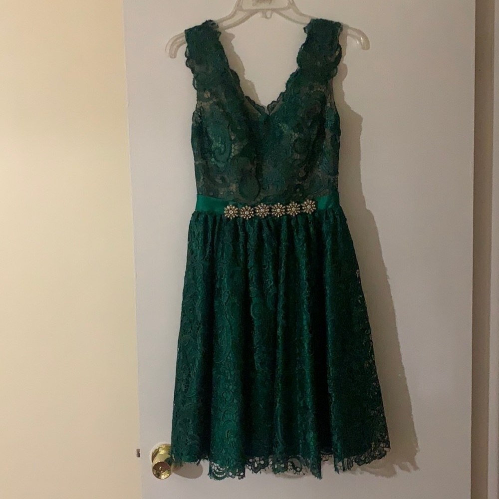 Beautiful green lace dress